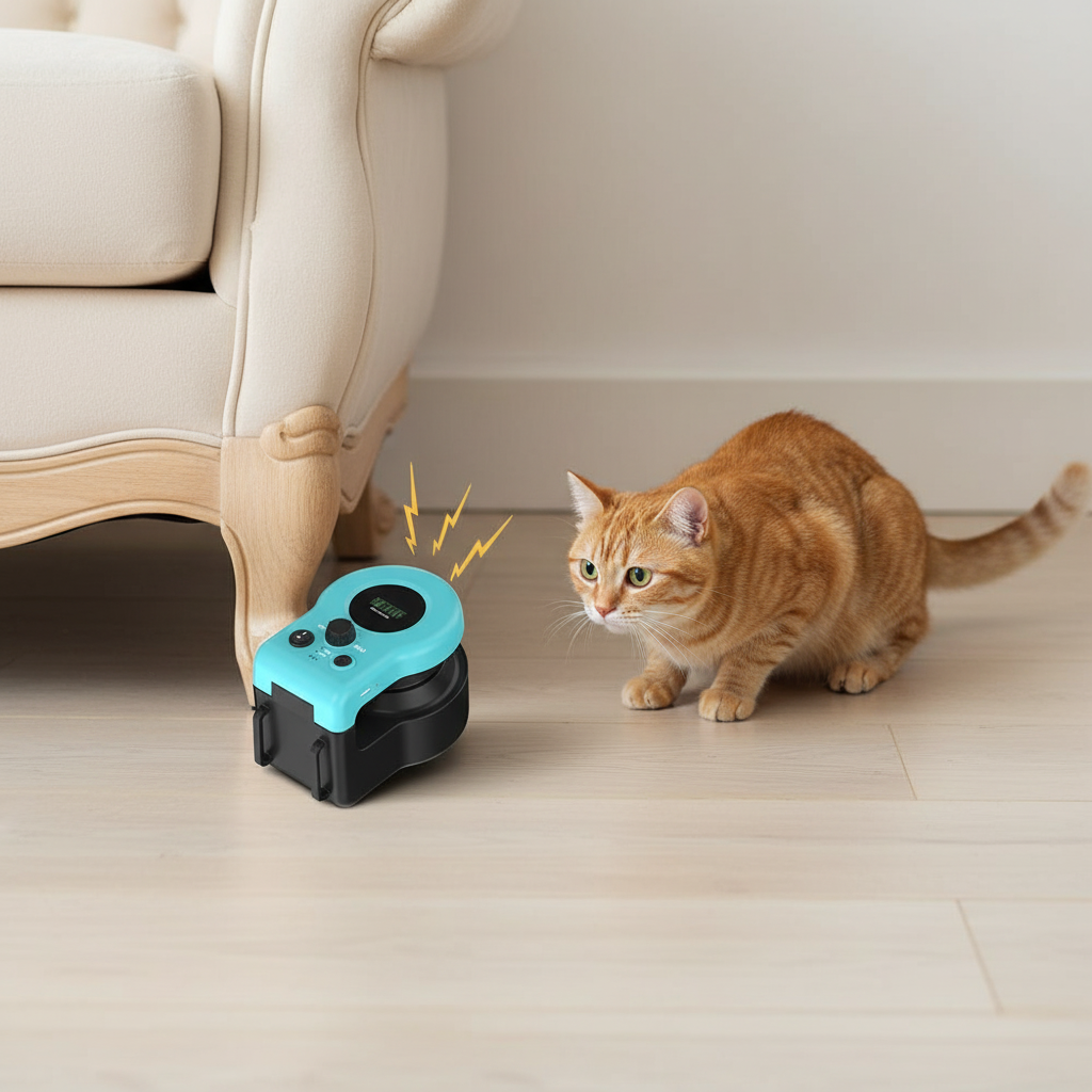 cat-playing-automatic-toy-at-home