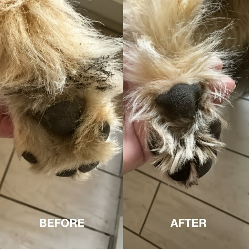 dog-paw-before-after-cleaning