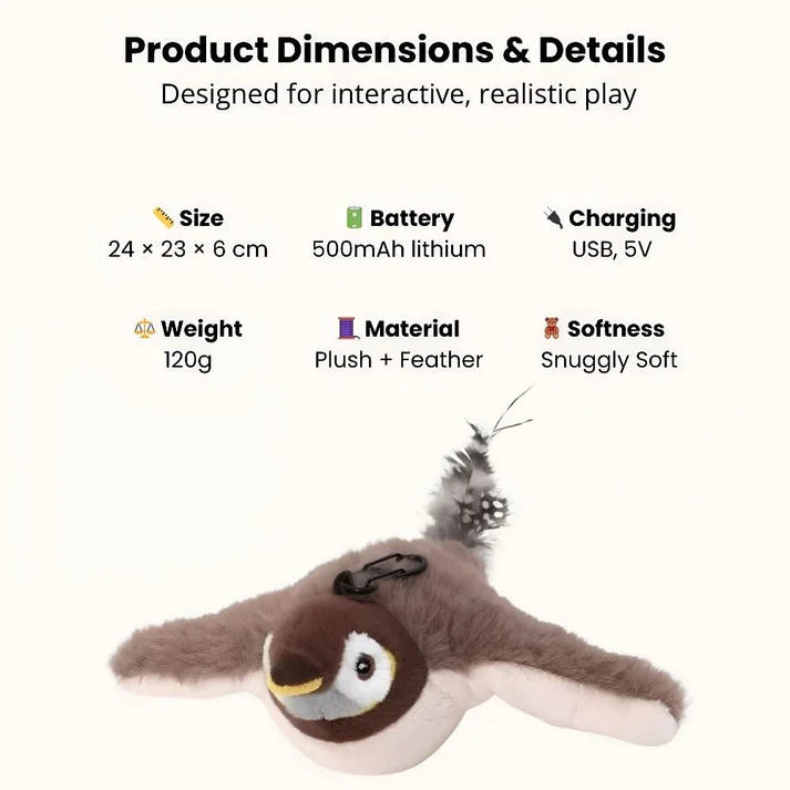 flapping-bird-cat-toy-dimensions